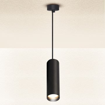 Brilagi - Ljuskrona med textilsladd SELE 1xGU10/30W/230V svart