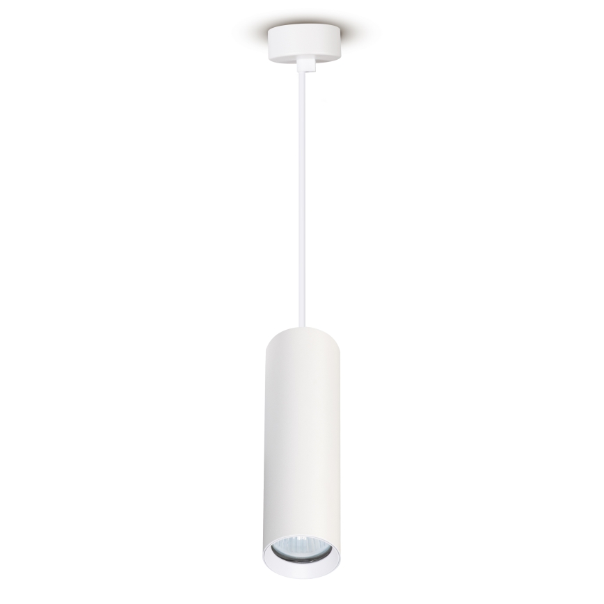 Brilagi - Ljuskrona med textilsladd SELE 1xGU10/30W/230V vit