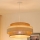 Brilagi - Ljuskrona med textilsladd SPACE LIGHT 1xE27/15W/230V diameter 50 cm beige/grädde