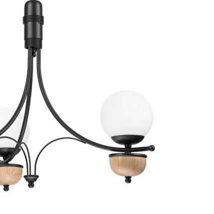 Brilagi - Ljuskrona på kedja COTTAGE 3xG9/40W/230V bok/vit
