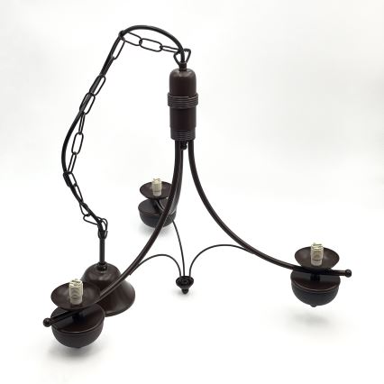 Brilagi - Ljuskrona på kedja COTTAGE 3xG9/40W/230V ek/vit