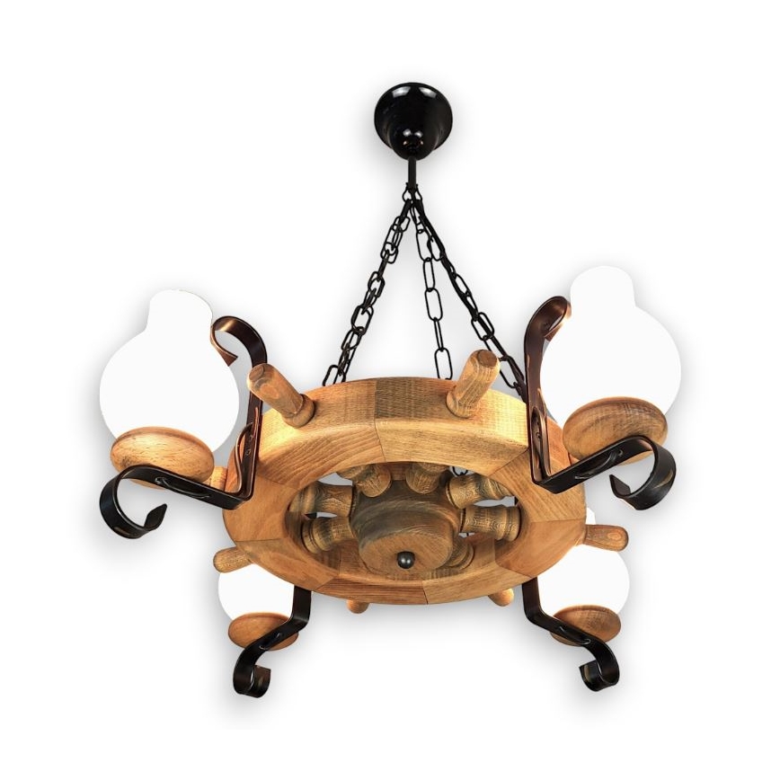 Brilagi - Ljuskrona på kedja TIMONA 4xE14/40W/230V bok