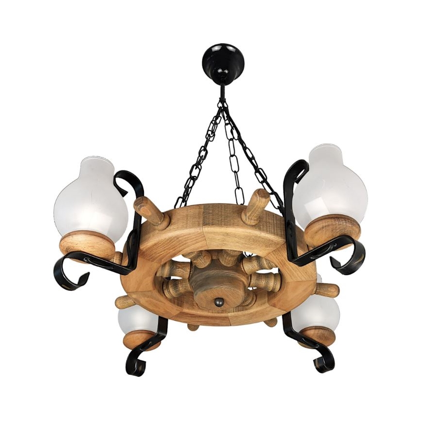 Brilagi - Ljuskrona på kedja TIMONA 4xE14/40W/230V bok