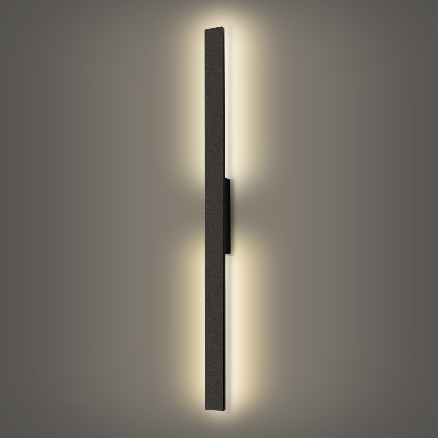 Brilagi - LUNA LED utomhusvägglampa 24W/230V 4000K IP65 100 cm svart