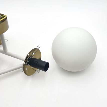 Brilagi - MALIVA ytmonterad taklampa 3xE14/15W/230V guld/vit