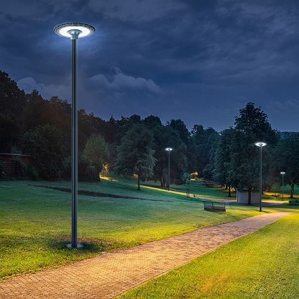 Brilagi - Metallstång för utomhusbelysningsstolpe URBAN 3 m, stolpe Ø 58 mm, antracit