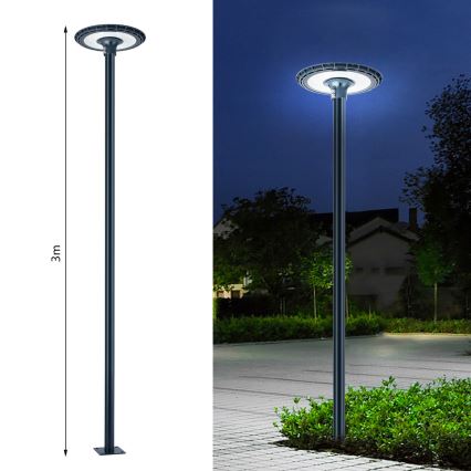 Brilagi - Metallstolpar för utomhusbelysning URBAN 3 m stolpe diameter 58 matt antracit