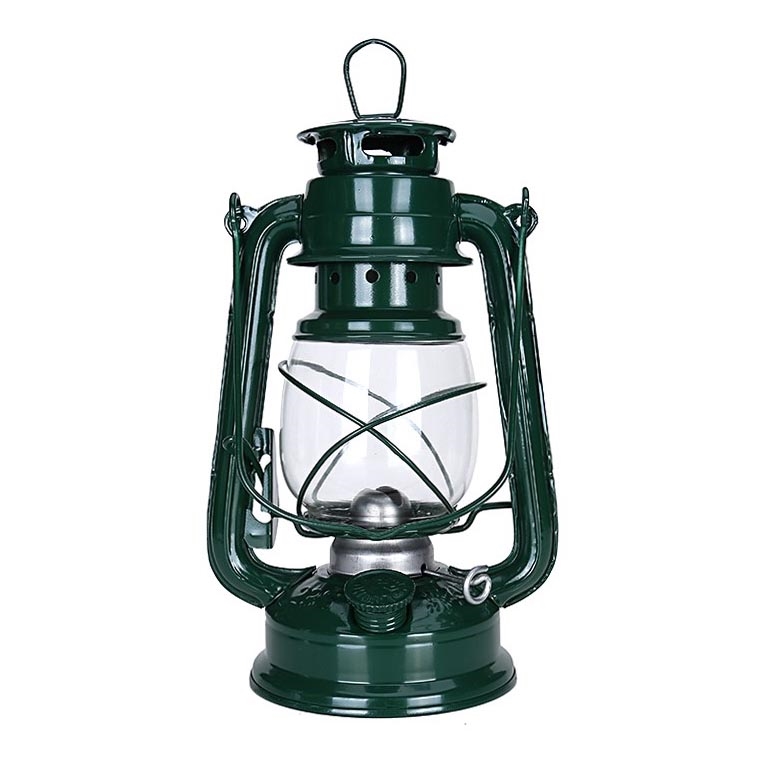 Brilagi - Oil lamp LANTERN 24,5 cm grön