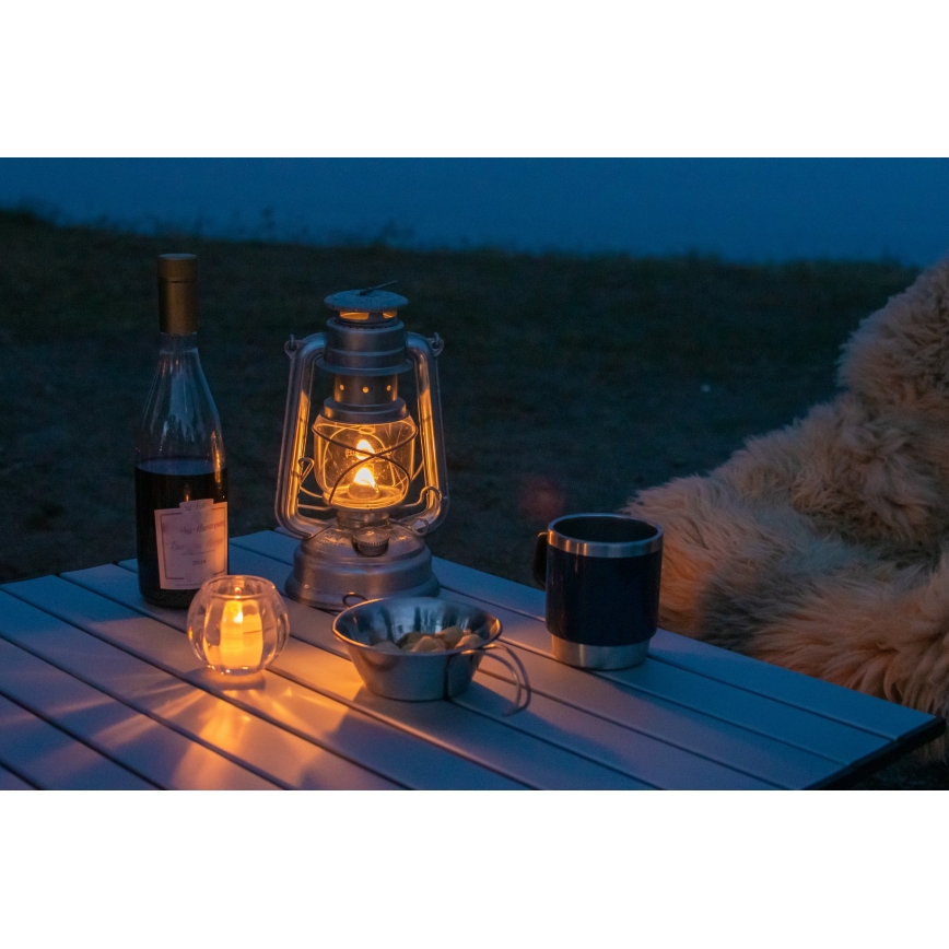 Brilagi - Oil lamp LANTERN 28 cm silver