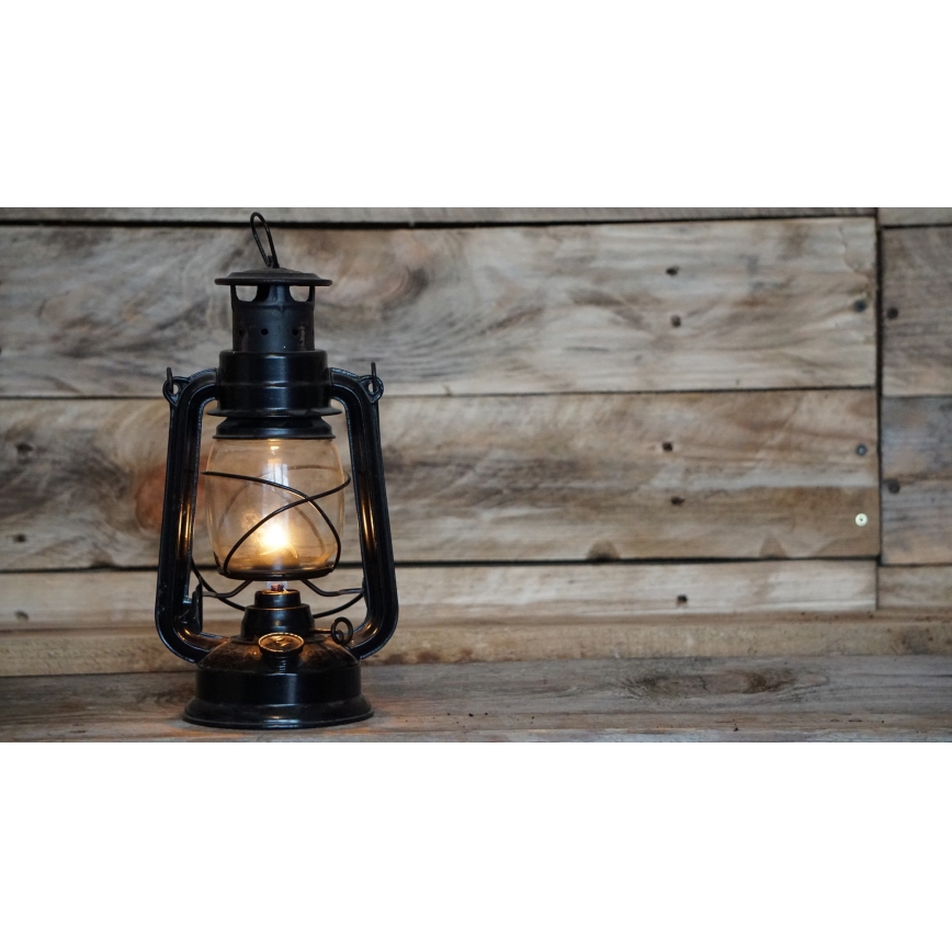 Brilagi - Oil lamp LANTERN 28 cm svart