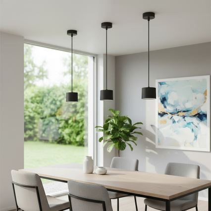 Brilagi - Pendellampa på vajer STRIPY 1xGX53/15W/230V svart