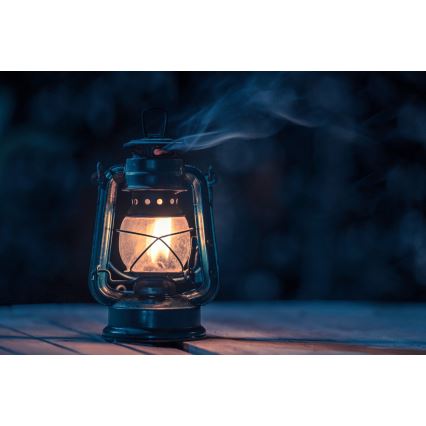 Brilagi - Fotogenlampa LANTERN 24,5 cm mörkblå