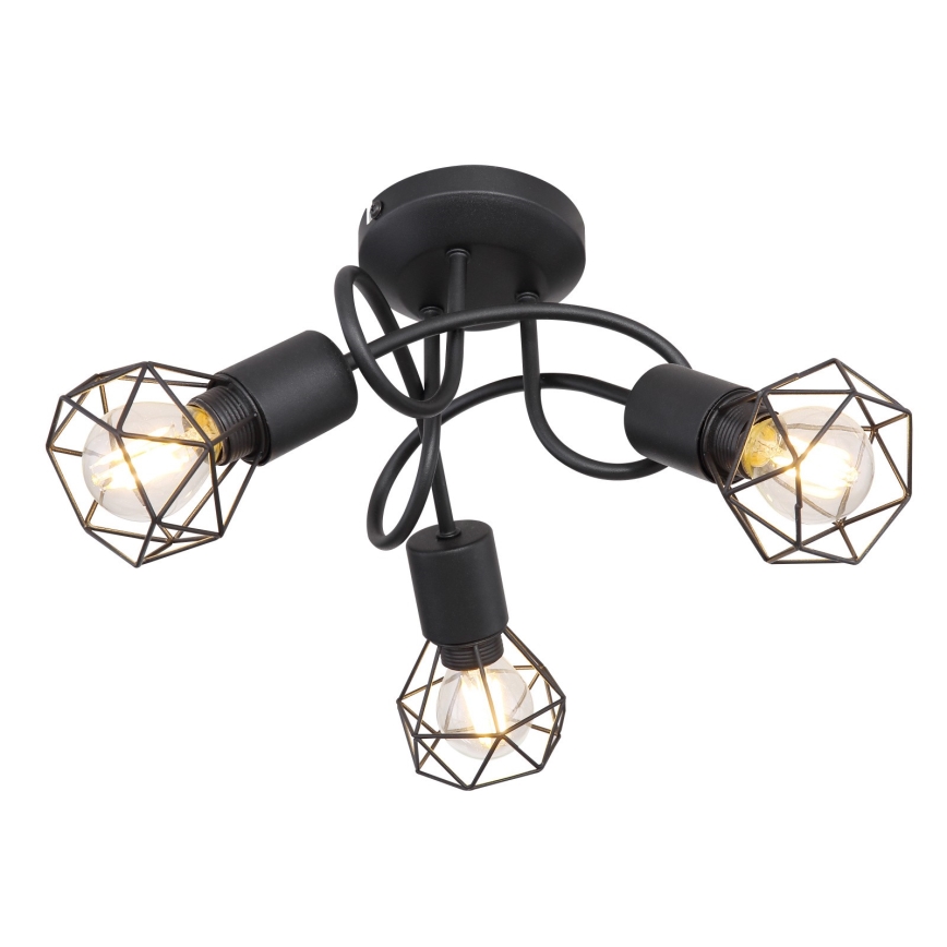 Brilagi - Plafondlampa CAGE 3xE14/40W/230V