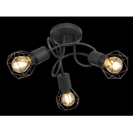 Brilagi - Plafondlampa CAGE 3xE14/40W/230V