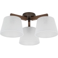 Brilagi - Plafondlampa LATTE 3xE27/60W/230V furu/vit
