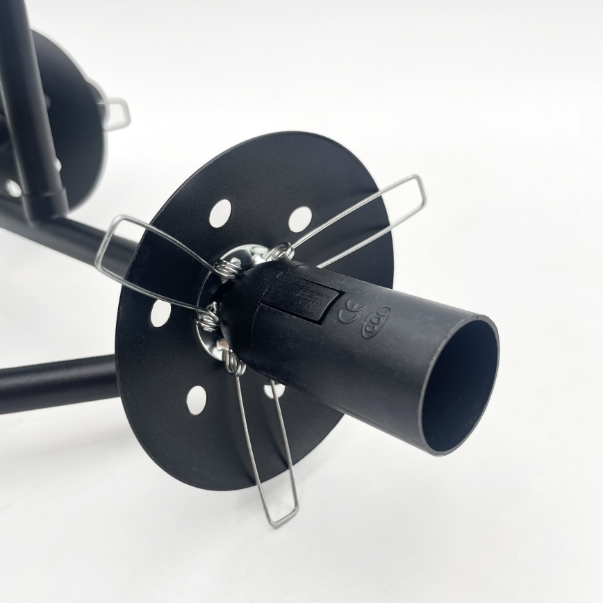 Brilagi - Plafondlampa MALIVA 3xE14/15W/230V svart/rökfärgad