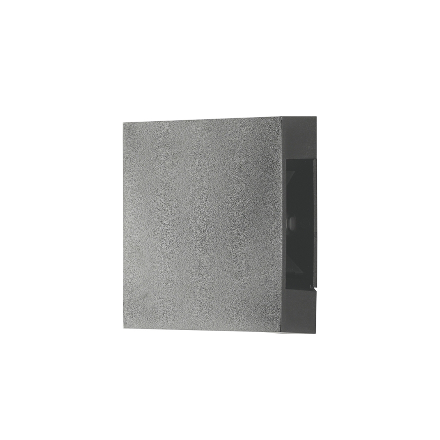 Brilagi - QUADRAY LED/4W/230V utomhusvägglampa antracit IP65