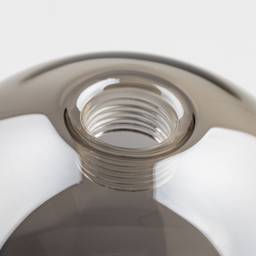 Brilagi - Reservglas till ljuskrona, vägglampa och lampa MISTEL, MILLA diameter 10 cm rökig