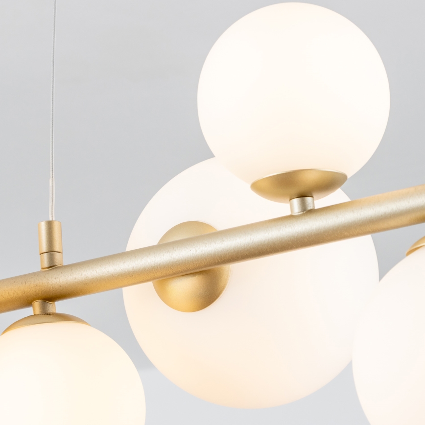 Brilagi - Reservglas till ljuskrona, vägglampa och lampa MISTEL, MILLA diameter 10 cm vit