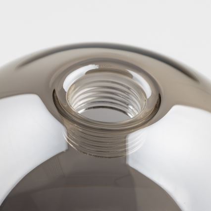 Brilagi - Reservglas till ljuskrona, vägglampa och lampa MISTEL, MILLA diameter 12 cm rökig