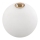 Brilagi - Reservglas till ljuskrona, vägglampa och lampa MISTEL, MILLA diameter 15 cm vit