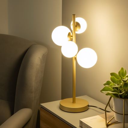 Brilagi - Reservglas till ljuskrona, vägglampa och lampa MISTEL, MILLA diameter 15 cm vit