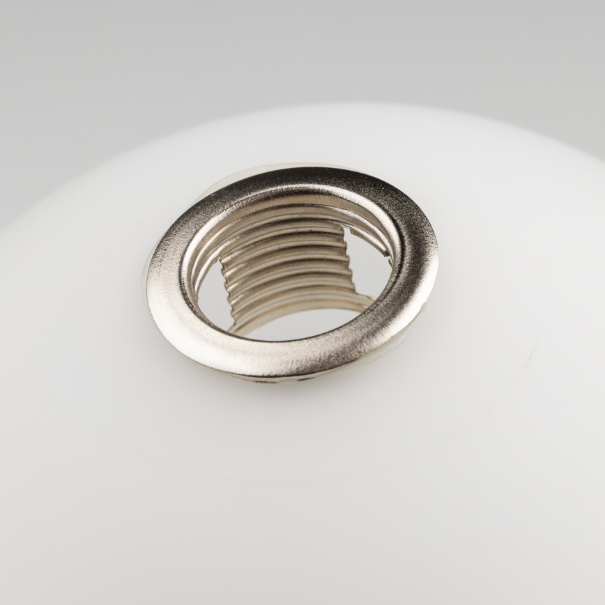 Brilagi - Reservglas till ljuskrona, vägglampa och lampa MISTEL, MILLA diameter 15 cm vit