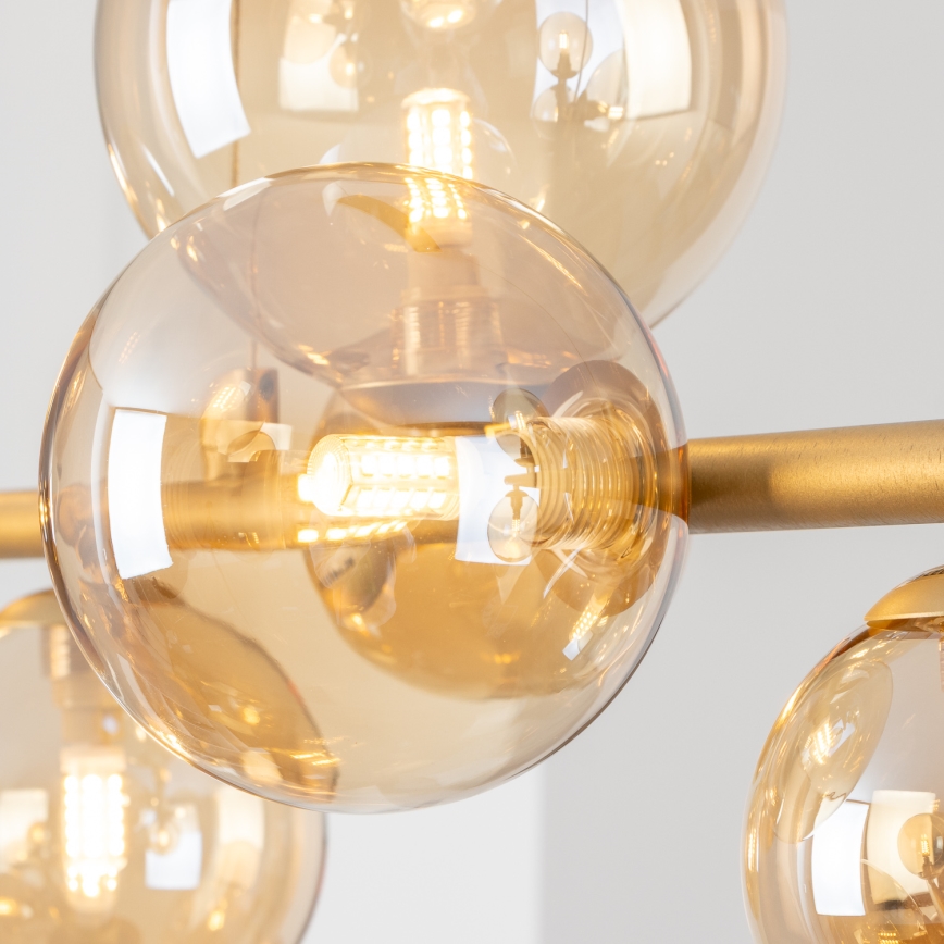 Brilagi - Reservglas till ljuskrona, vägglampa och lampa MISTEL, MILLA diameter 8 cm guld