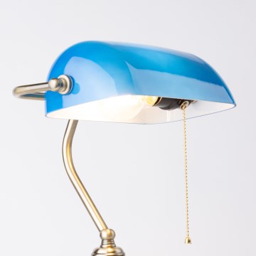 Brilagi - Reservskärm till bordslampa BANK OFFICE blå