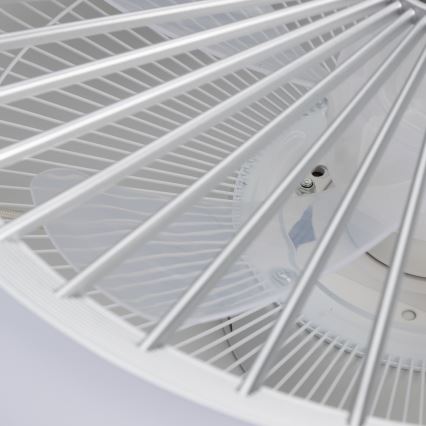 Brilagi - LED dimbar taklampa med fläkt RONDA LED/48W/230V 3000-6000K silver + fjärrkontroll