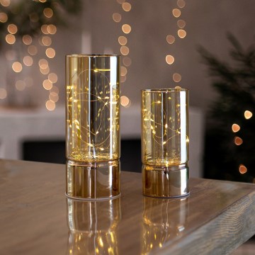 Brilagi - Set med 2 LED-juldekorationer LED/3xAA + 2xAA