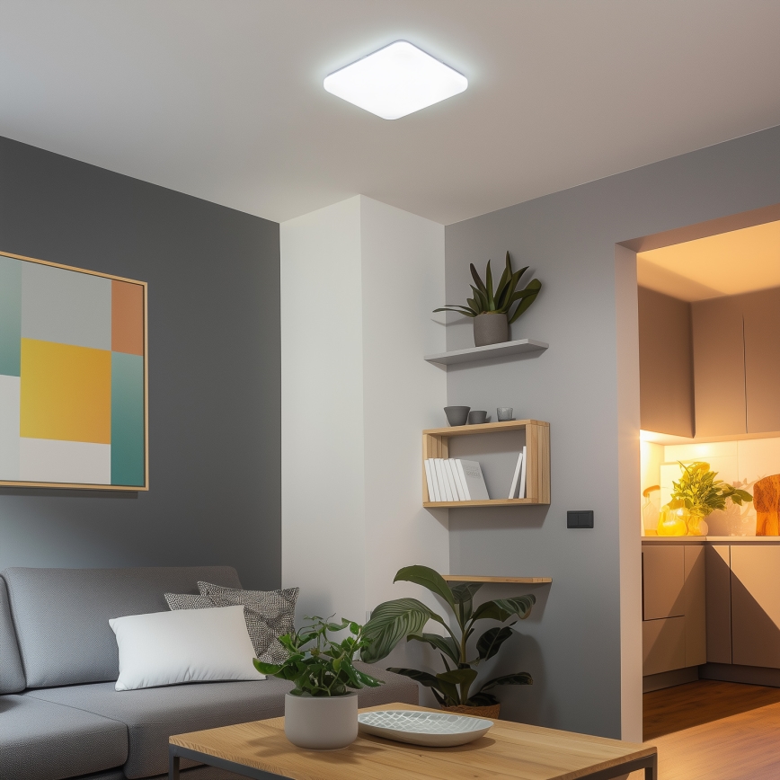 Brilagi - LED dimbar taklampa SMART LED/28W/230V 2700-6500K Wi-Fi Tuya + fjärrkontroll