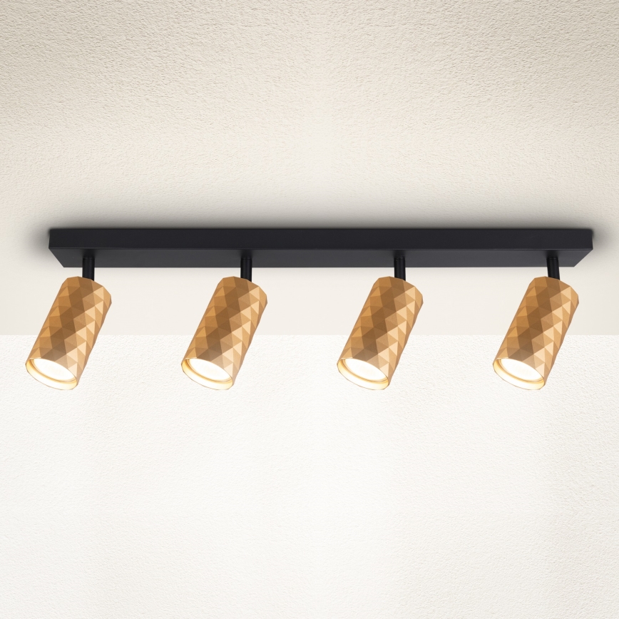 Brilagi - Spotarmatur SELE DIAMANT 4xGU10/30W/230V guld