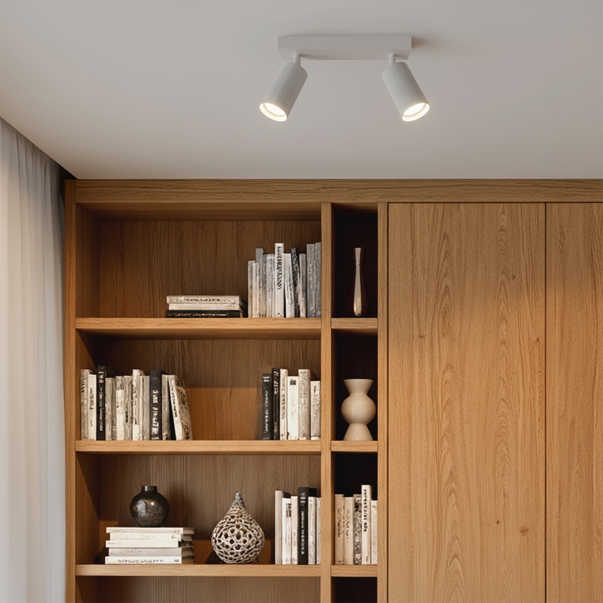 Brilagi - Spotarmatur SELE MODERN 2xGU10/30W/230V vit