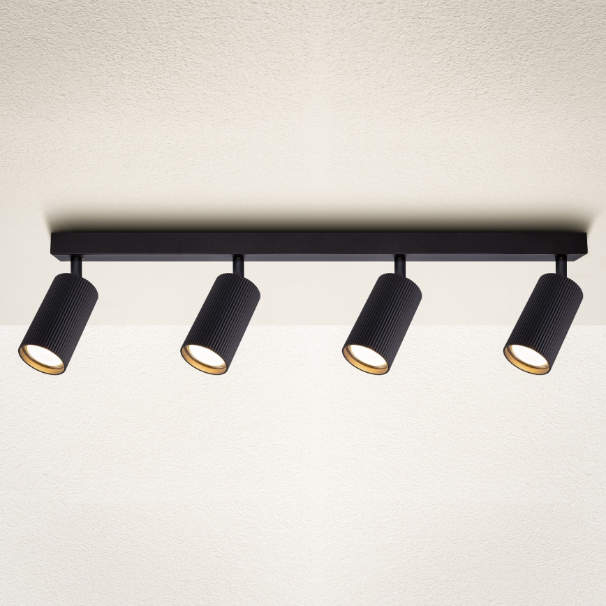 Brilagi - Spotarmatur SELE MODERN 4xGU10/30W/230V svart