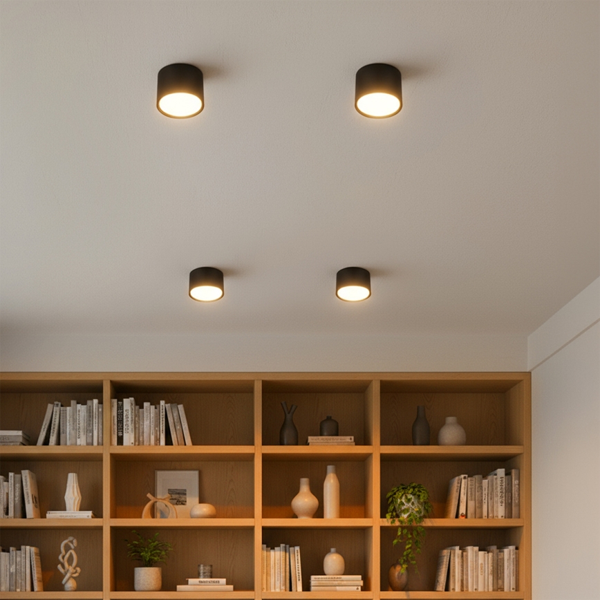 Brilagi - Spotarmatur SMOOTH 1xGX53/15W/230V svart