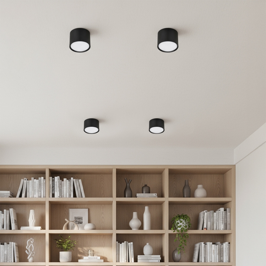 Brilagi - Spotarmatur SMOOTH 1xGX53/15W/230V svart