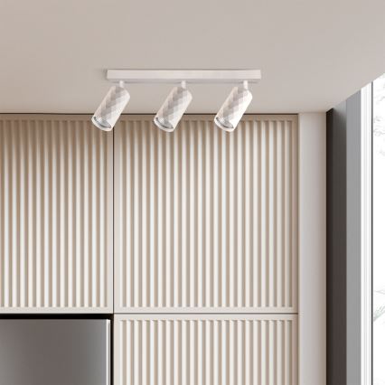 Brilagi - Spotbelysning SELE DIAMANT 3xGU10/30W/230V vit