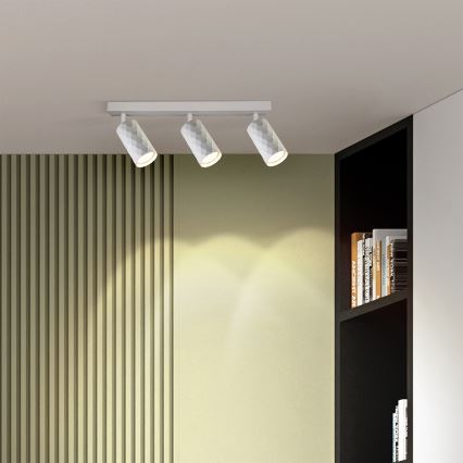 Brilagi - Spotbelysning SELE DIAMANT 3xGU10/30W/230V vit