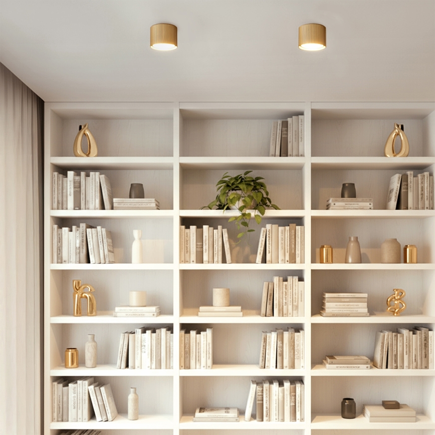 Brilagi - Spotbelysning STRIPY 1xGX53/15W/230V guld