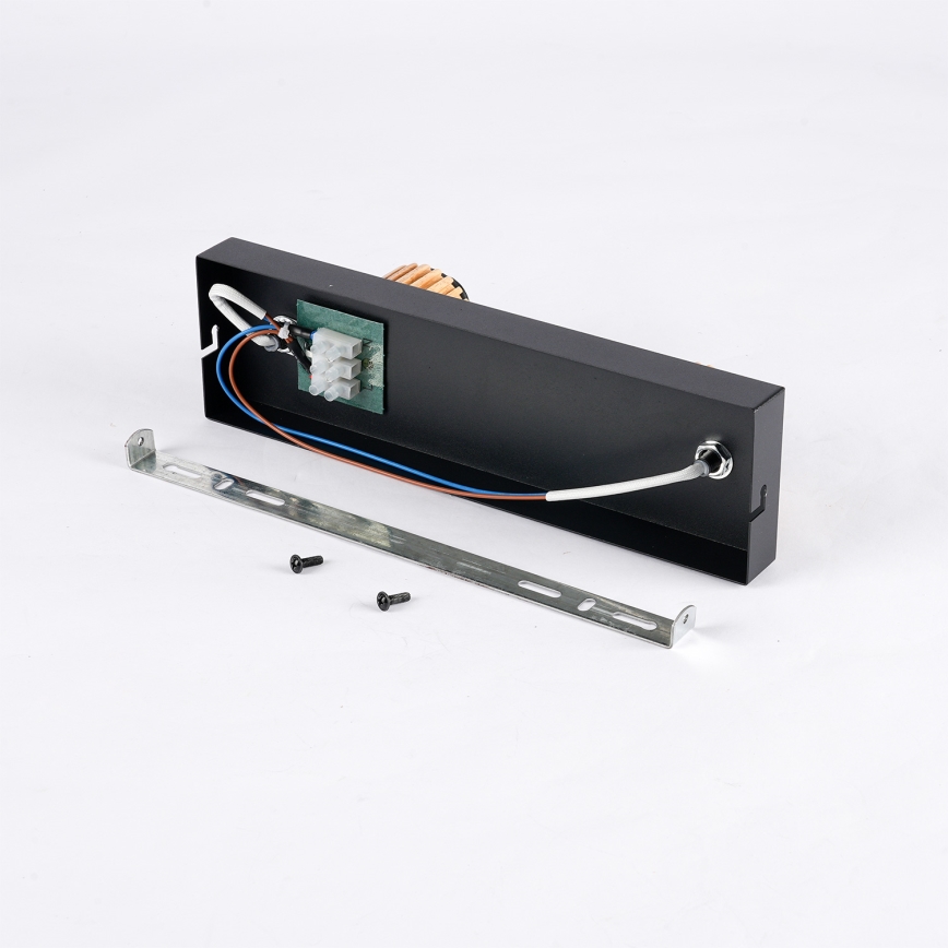 Brilagi - Spotlampa HYGGE 2xE14/15W/230V svart/rökfärgad