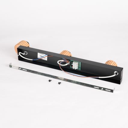 Brilagi - Spotlampa HYGGE 3xE14/15W/230V svart/rökfärgad