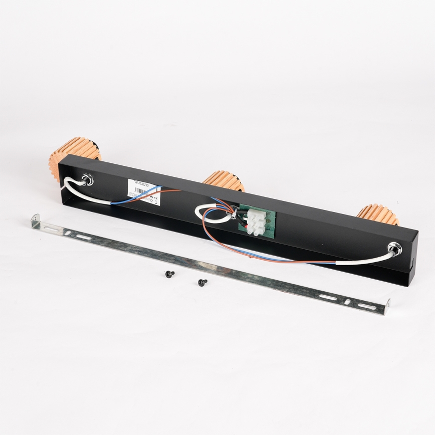 Brilagi - Spotlampa HYGGE 3xE14/15W/230V svart/rökfärgad