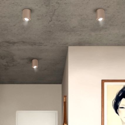 Brilagi - Spotlampa MIA 1xGU10/30W/230V 100x80 mm beige