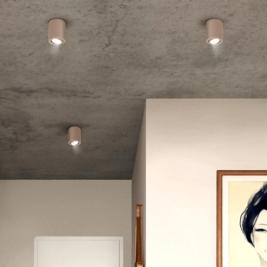 Brilagi - Spotlampa MIA 1xGU10/30W/230V 100x80 mm beige