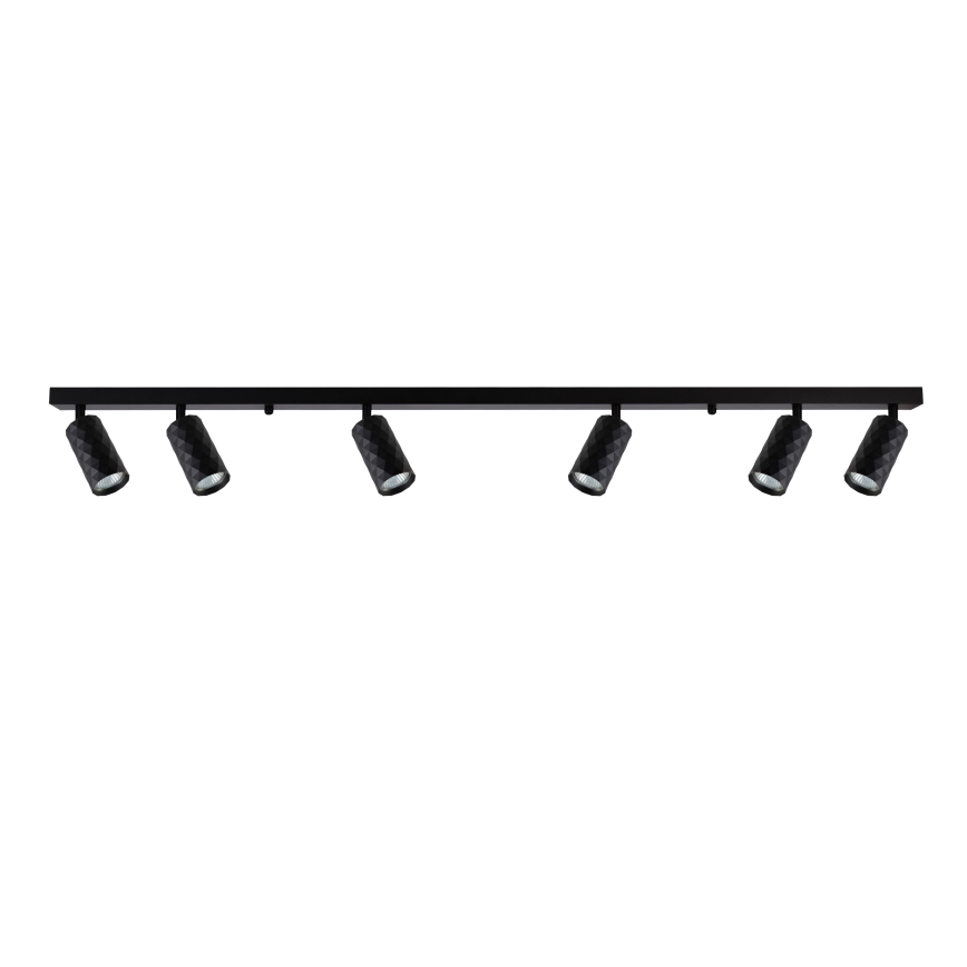 Brilagi - spotlampa SELE DIAMANT 6xGU10/30W/230V svart