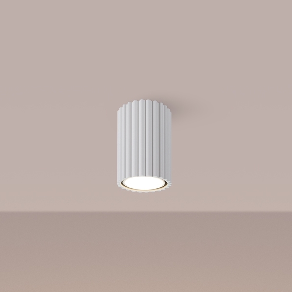 Brilagi - Spotlight CRESTO 1xGU10/10W/230V 10 cm vit