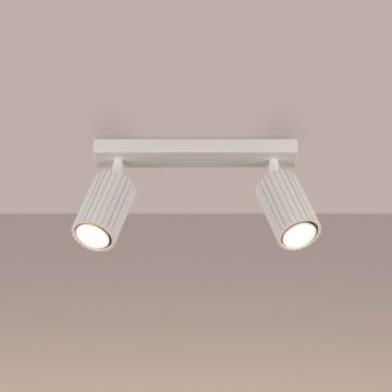 Brilagi - Spotlight CRESTO 2xGU10/10W/230V grädde