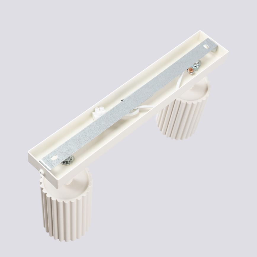 Brilagi - Spotlight CRESTO 2xGU10/10W/230V grädde