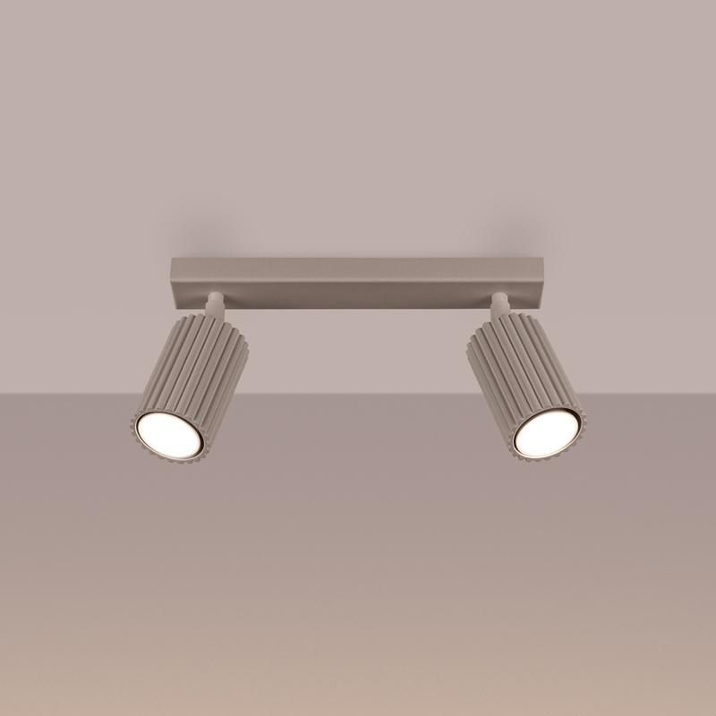 Brilagi - Spotlight CRESTO 2xGU10/10W/230V taupe